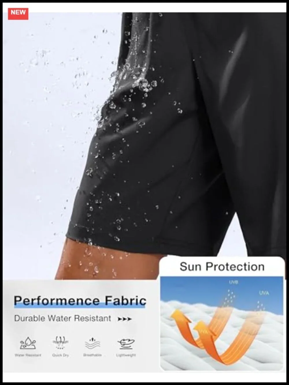 Women's Quick Dry Hiking Shorts with UPF 50+ Zipper Pockets